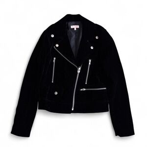 Velvet Moto Jacket By re:named